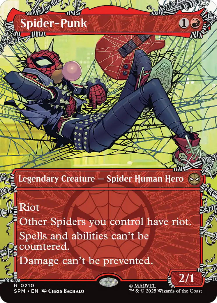Spider-Punk (0210) (Borderless) - Foil