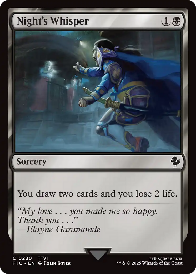 Night's Whisper - Surge Foil