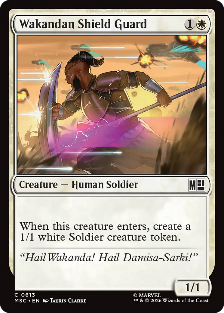 Wakandan Shield Guard (MSC) - Foil