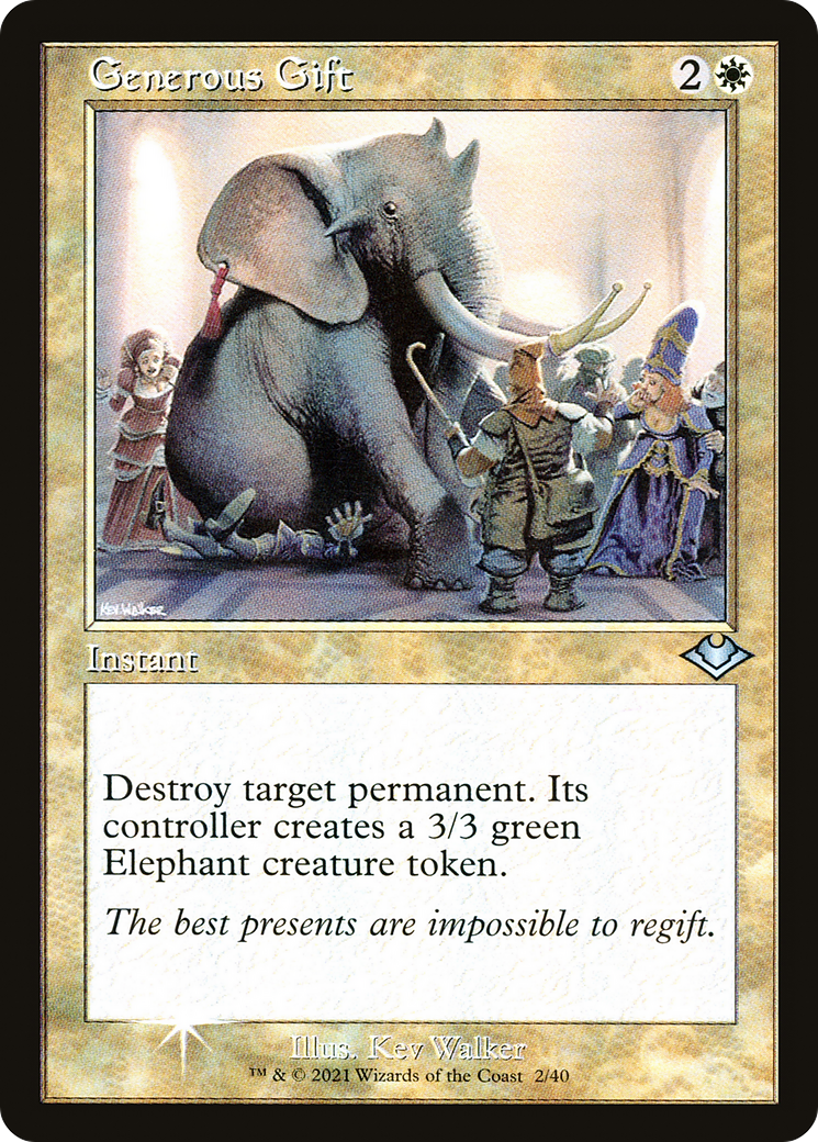 Generous Gift (002) (Retro Frame) - Foil