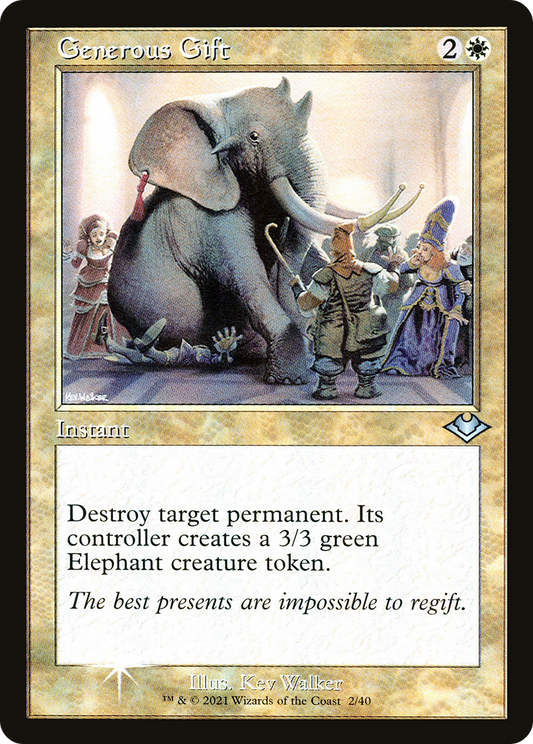 Generous Gift (002) (Retro Frame) - Foil