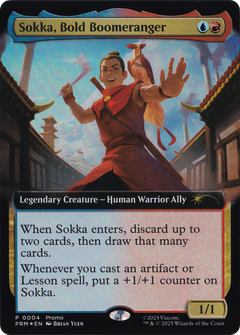 Sokka, Bold Boomeranger (0004) (Extended Art) - Foil pf25