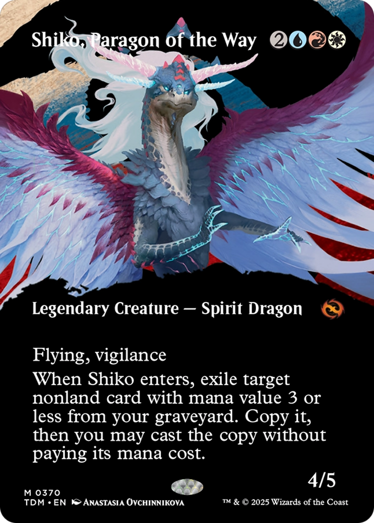 Shiko, Paragon of the Way (0370) (Borderless)