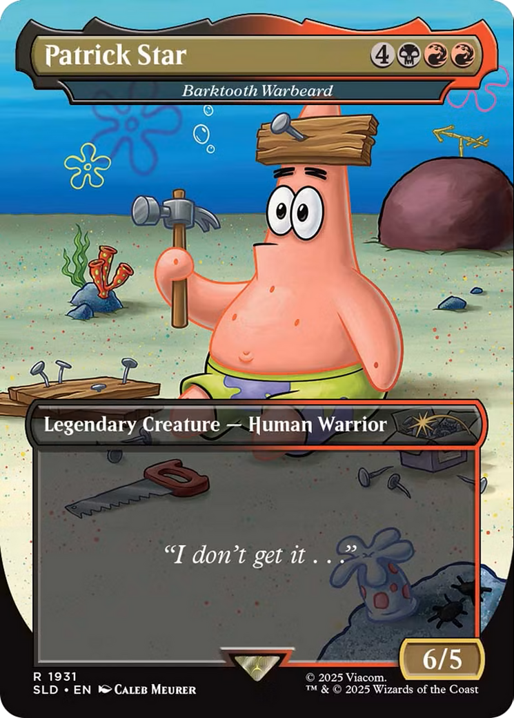 Patrick Star [Barktooth Warbeard] (1931) (Borderless) - Foil