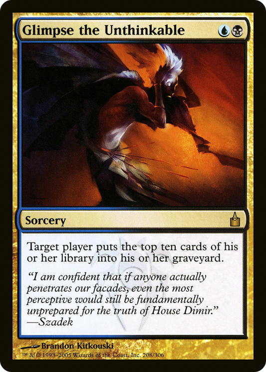 Glimpse the Unthinkable - Foil