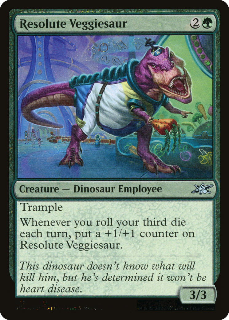 Resolute Veggiesaur (439) - Galaxy Foil