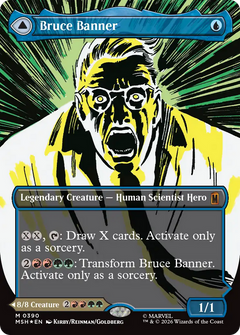 Bruce Banner // The Incredible Hulk (0390) (Borderless) (MSH) - Foil