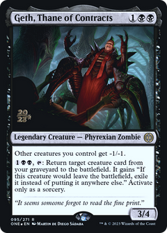 Geth, Thane of Contracts (095) (Prerelease) - Foil
