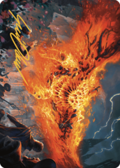 Havoc Eater (48/49) Art Card (AMKM) - Gold-Stamped Signature