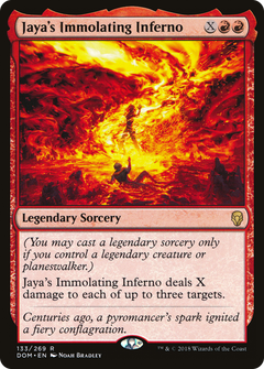 Jaya's Immolating Inferno - Foil