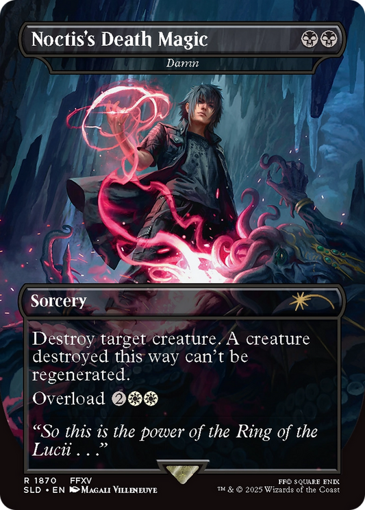 Noctis's Death Magic [Damn] (1870) (Borderless) - Foil