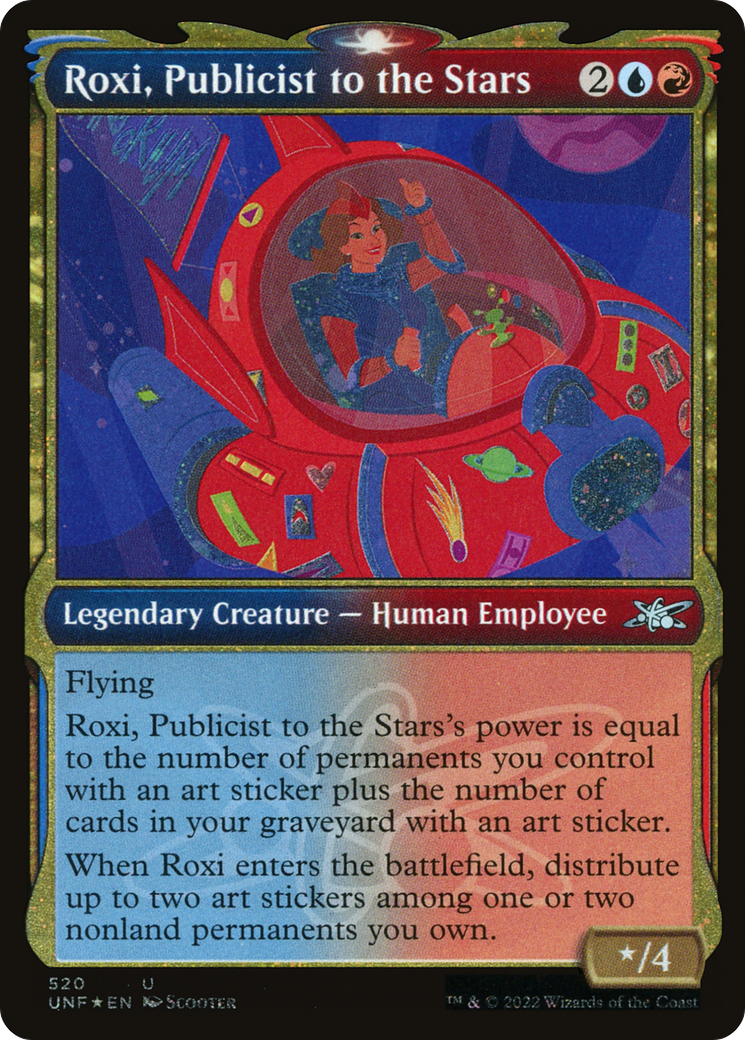 Roxi, Publicist to the Stars (520) (Showcase) - Galaxy Foil