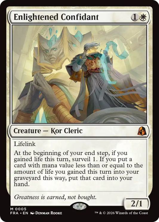 Enlightened Confidant (FRA) - Foil
