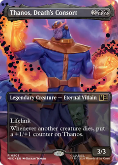 Thanos, Death's Consort (0508) (Borderless) (MSC) - Foil