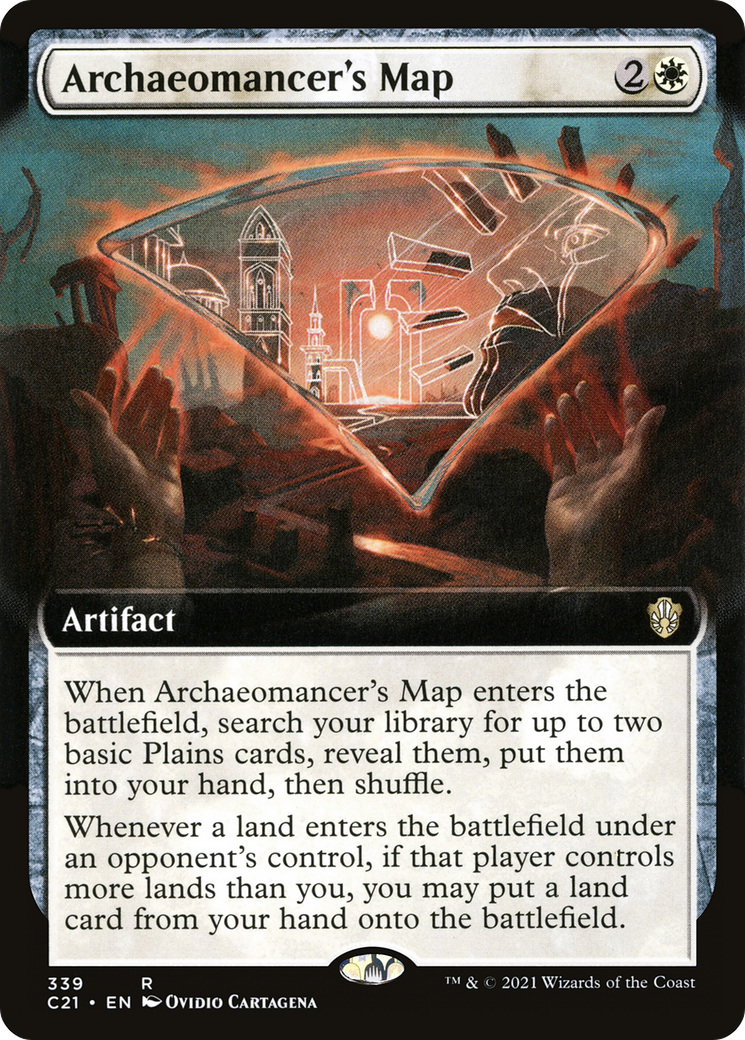 Archaeomancer's Map (339) (Extended Art)
