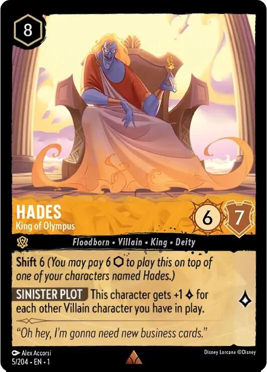 Hades, King of Olympus (0005) - Cold Foil