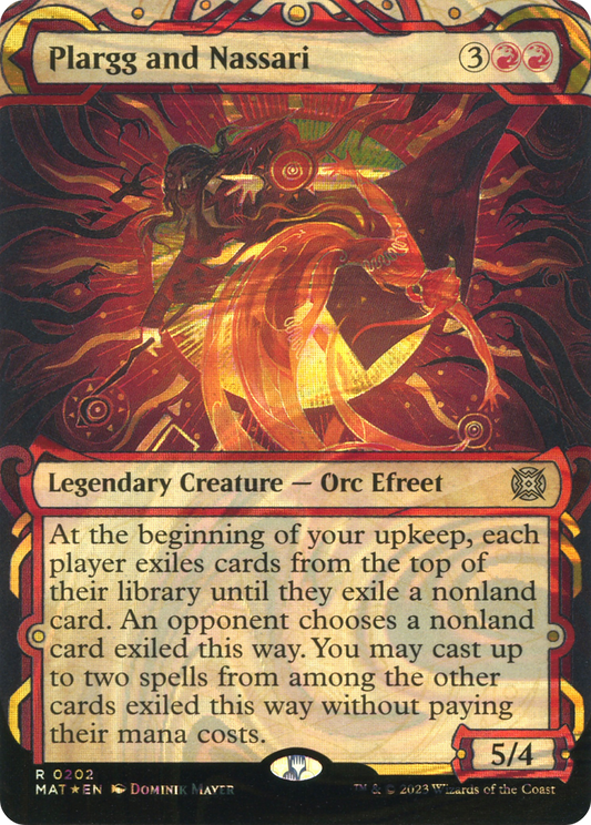 Plargg and Nassari (0202) (Showcase) - Halo Foil