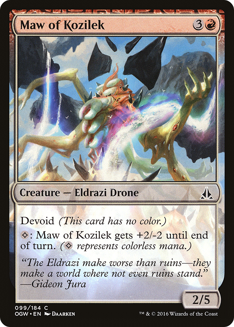 Maw of Kozilek - Foil