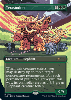 Terastodon (1318) (Borderless) - Rainbow Foil