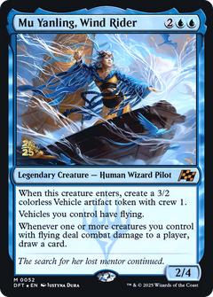 Mu Yanling, Wind Rider (0052) (Prerelease) - Foil