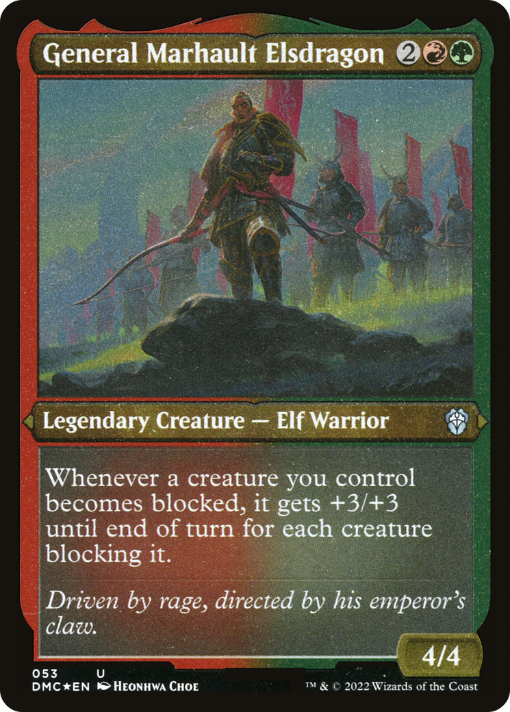 General Marhault Elsdragon (053) - Foil Etched