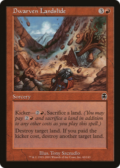 Dwarven Landslide - Foil