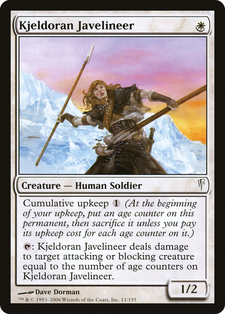 Kjeldoran Javelineer - Foil
