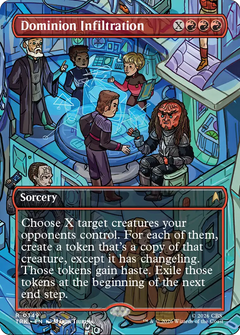 Dominion Infiltration (0349) (Borderless) (TRK) - Foil