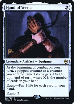 Hand of Vecna (246) (Prerelease) - Foil