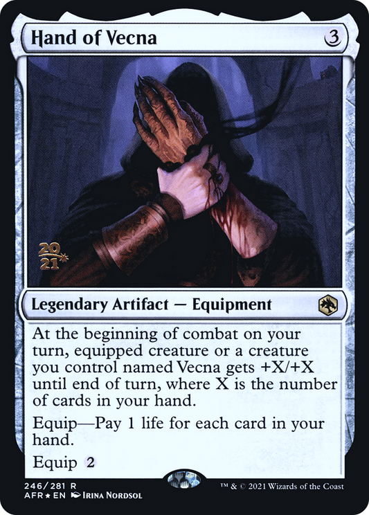 Hand of Vecna (246) (Prerelease) - Foil
