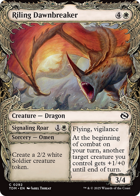 Riling Dawnbreaker // Signaling Roar (0292) (Showcase)