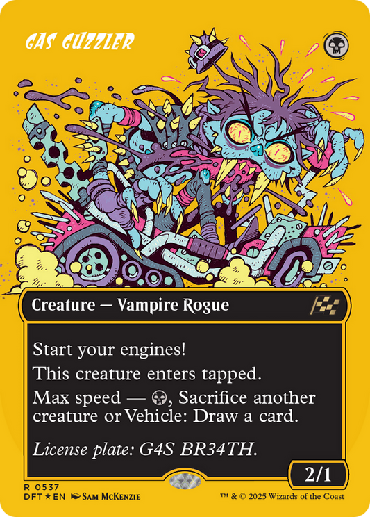 Gas Guzzler (0537) (Borderless) - First Place Foil