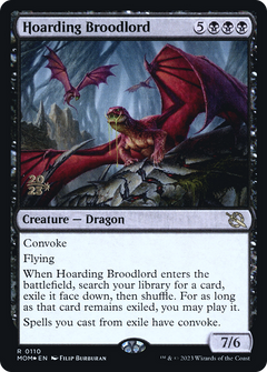Hoarding Broodlord (0110) (Prerelease) - Foil
