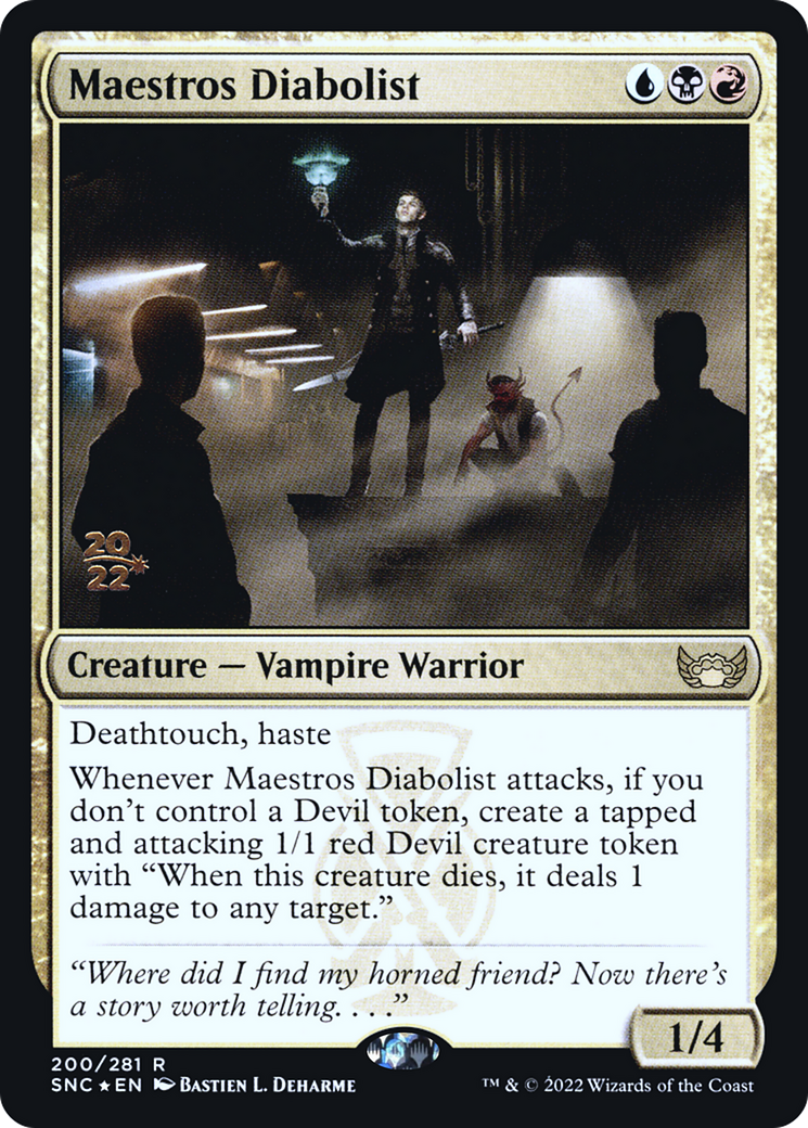 Maestros Diabolist (200) (Prerelease) (PSNC) - Foil