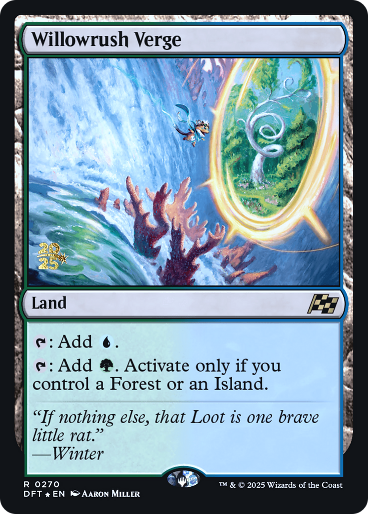 Willowrush Verge (0270) (Prerelease) - Foil