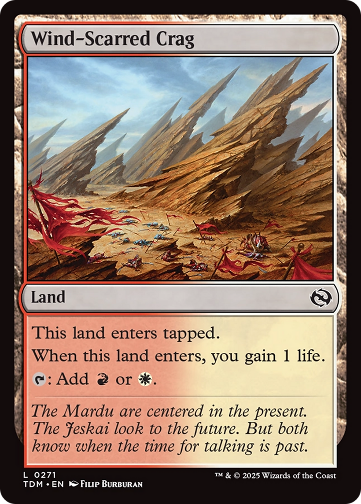 Wind-Scarred Crag - Foil