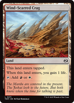 Wind-Scarred Crag - Foil