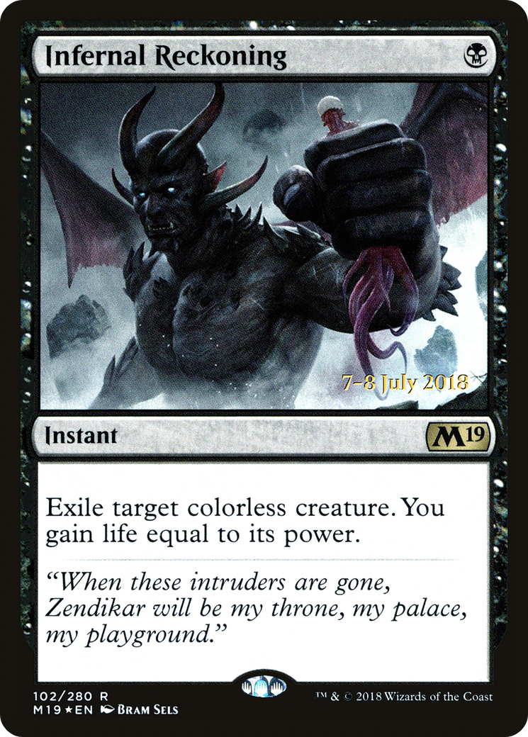Infernal Reckoning (102) (Prerelease) - Foil