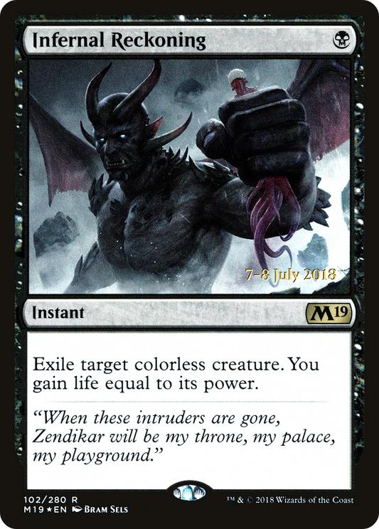 Infernal Reckoning (102) (Prerelease) - Foil