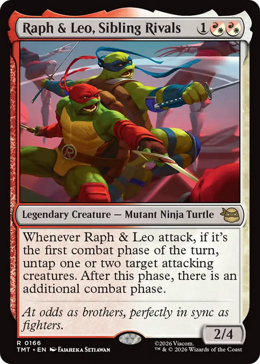Raph & Leo, Sibling Rivals (TMT) - Foil
