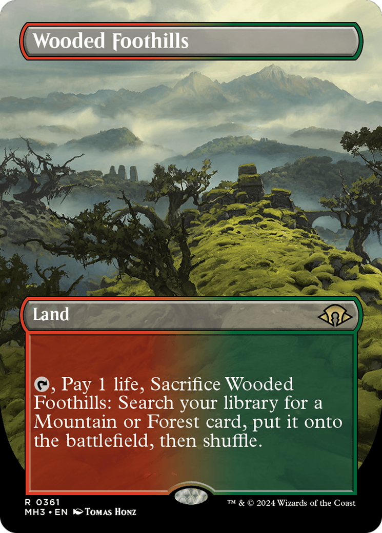 Wooded Foothills (0361) (Borderless) - Foil