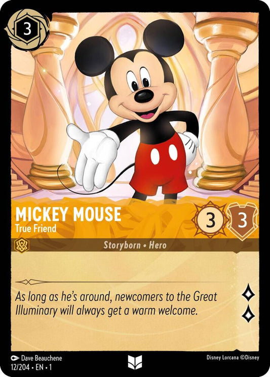 Mickey Mouse, True Friend (0012) - Cold Foil
