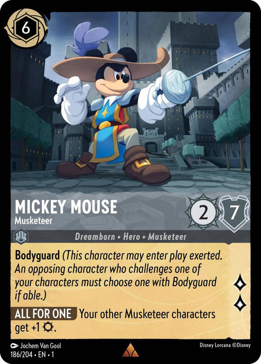 Mickey Mouse, Musketeer (0186) - Cold Foil