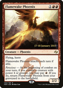 Flamewake Phoenix (100) (Prerelease) - Foil