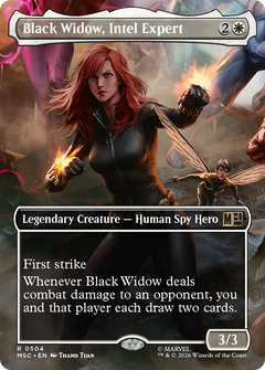 Black Widow, Intel Expert (0504) (Borderless) (MSC) - Foil