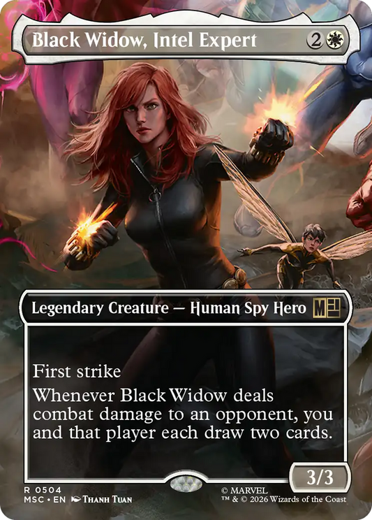 Black Widow, Intel Expert (0504) (Borderless) (MSC) - Foil