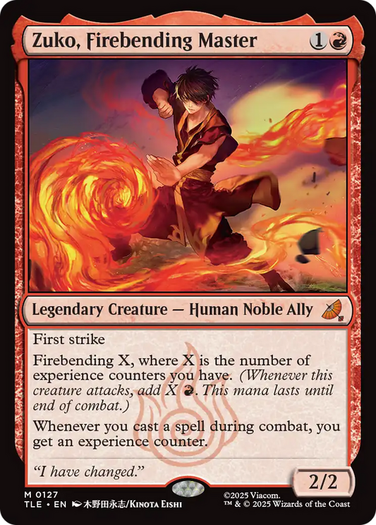 Zuko, Firebending Master - Foil tle
