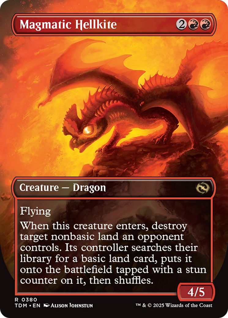 Magmatic Hellkite (0380) (Borderless) (Reversible) (TDM)