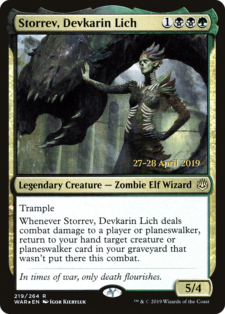 Storrev, Devkarin Lich (219) (Prerelease) - Foil