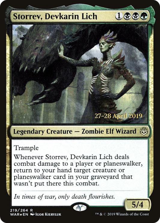 Storrev, Devkarin Lich (219) (Prerelease) - Foil